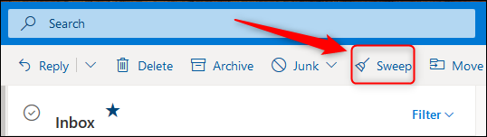 sweep feature in outlook for mac?